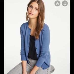Banana Republic Silk Cotton Cashmere Cardigan. M
